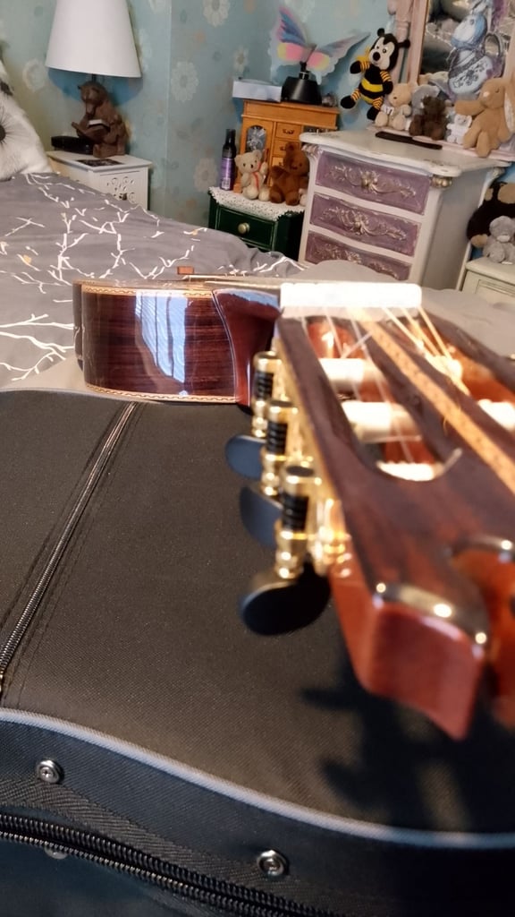 Juan Monte's flamenco guitar 