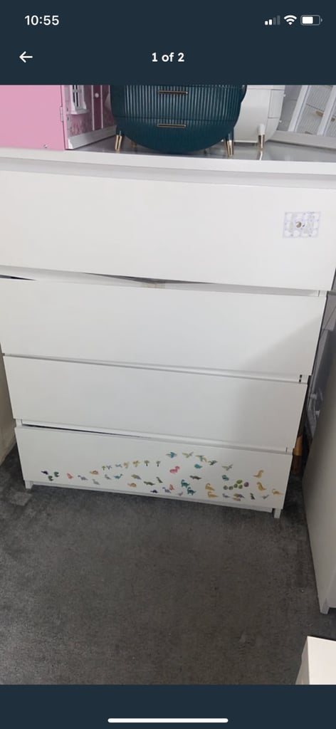 Ikea Malm Chest of 6 Drawers + 4 Drawers 