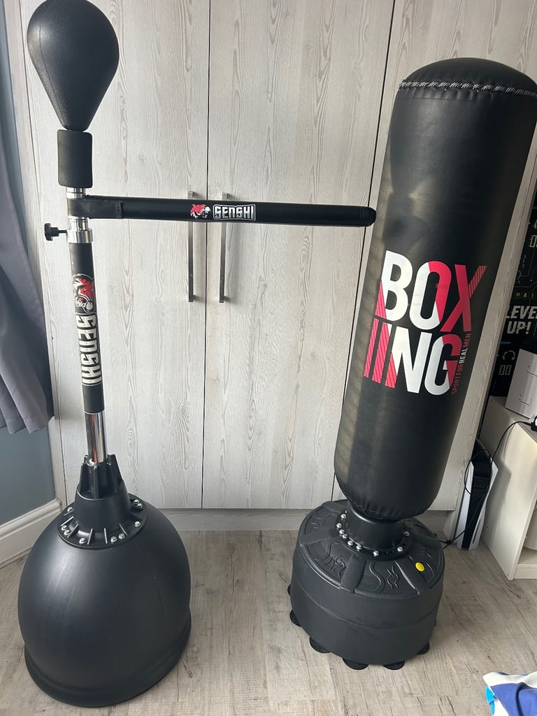 image for Free standing punch bag and reflex bag/bar