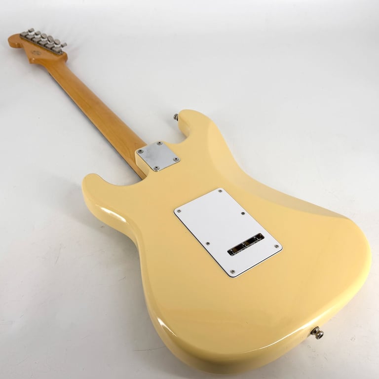 1994/95 Fender Japan Yngwie Malmsteen ST62-100YM Stratocaster - Yellow White - Trades