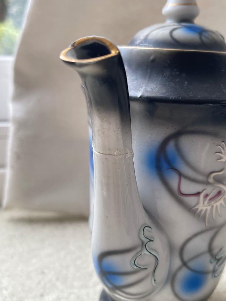 Vintage Japanese Moriage Porcelain Dragonware set