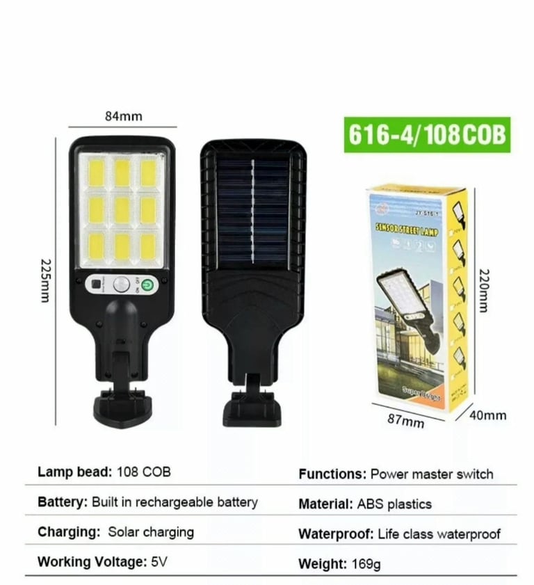 * FREE DELIVERY BRAND NEW SOLAR ENERGY LIGHTING LAMP WITH REMOTE CONTROL MONEY SAVER GET FREE LIGHT
