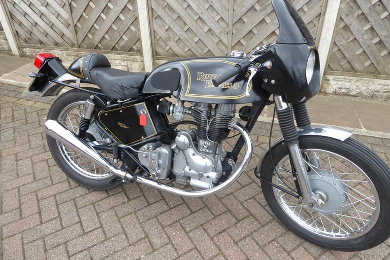 image for ROYAL ENFIELD CAFE RACER 350 J REG REAR SETS SINGLE SEAT 1 YEARS MOT