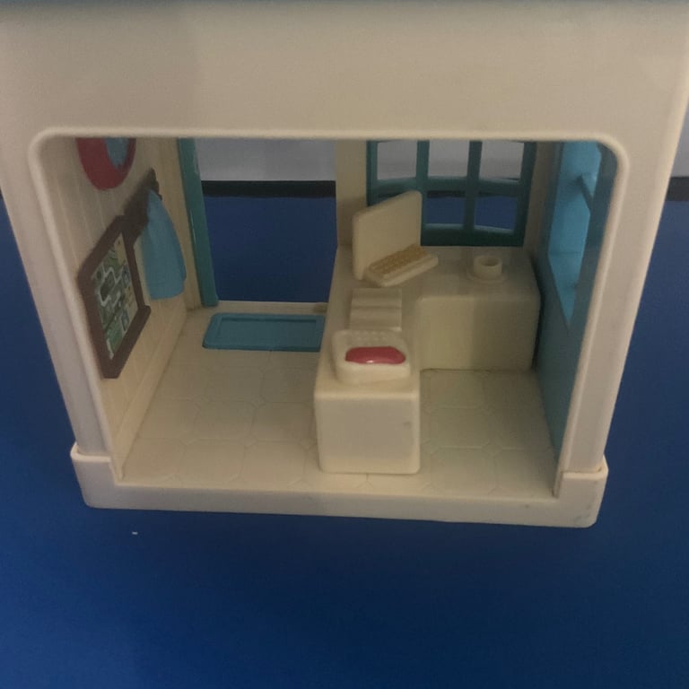 Happy Land Police station and Fire station with vehicles and figures