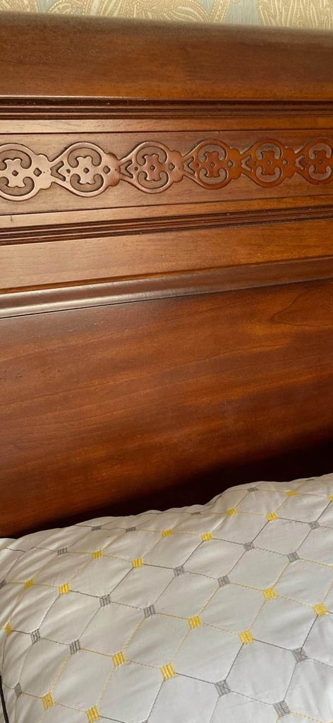 King size bed with matching dresser
