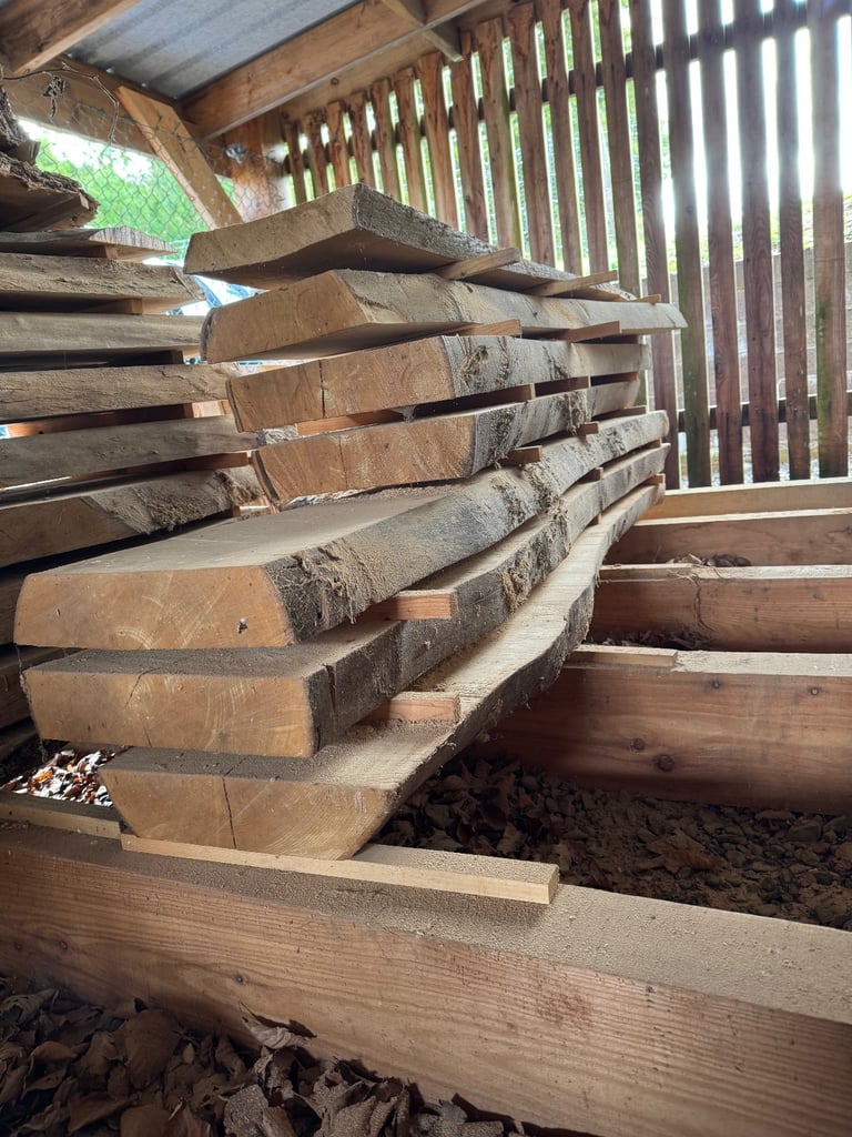 Elm,Beech, Sycamore, Lime Hardwood Air Dried Boards