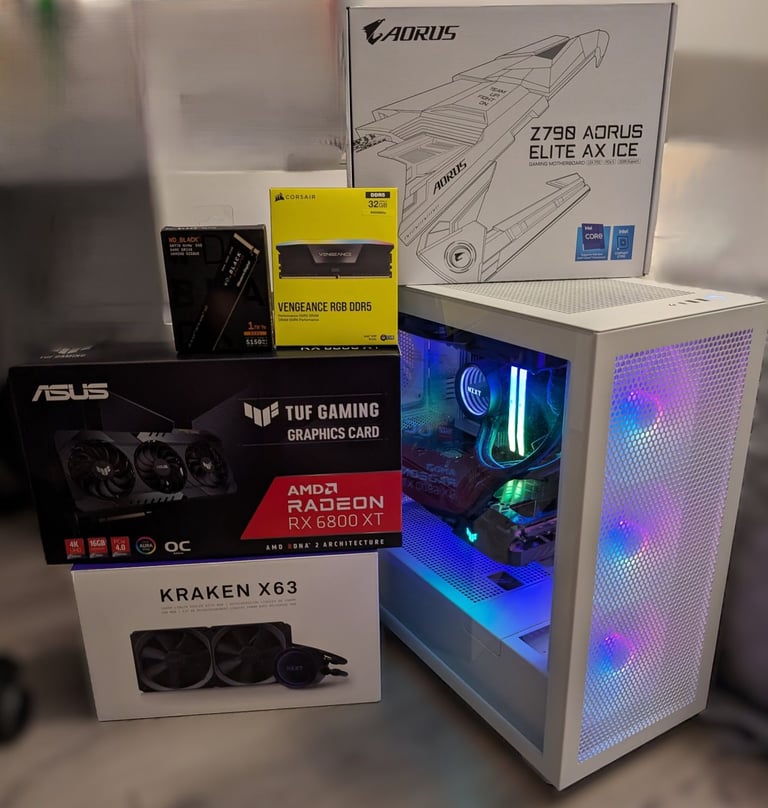 Gaming PC Intel i7-13700k/32Gb RAM/2Tb SSD/RX6800XT