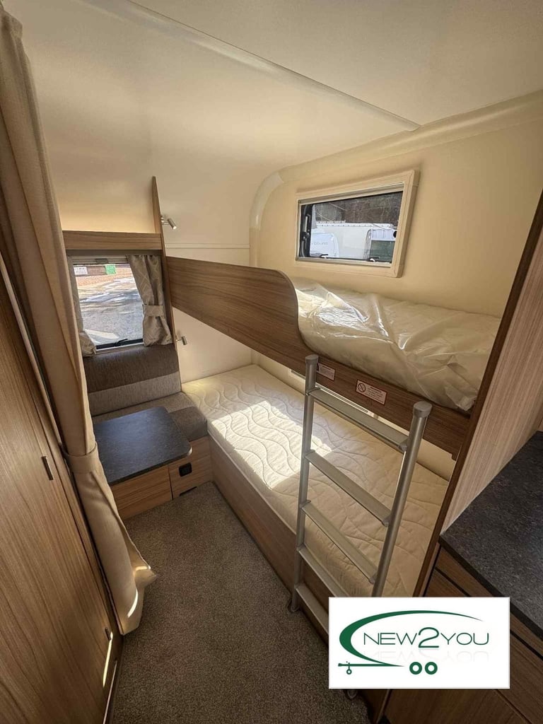 2023 Bailey Pegasus Palermo 6 Berth Fixed Bunks Caravan - STOCK NO E206