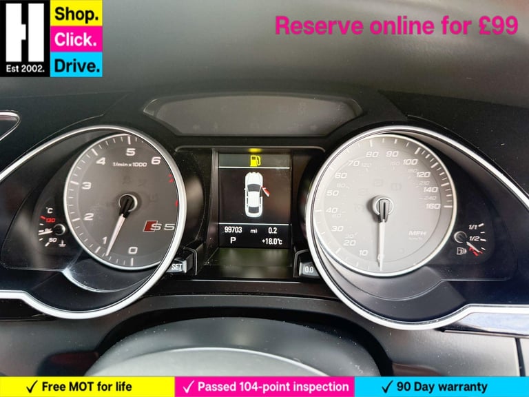 2014 Audi S5 3.0 TFSI V6 Black Edition Sportback S Tronic quattro Euro 5 (s/s) 5dr HATCHBACK Petr...