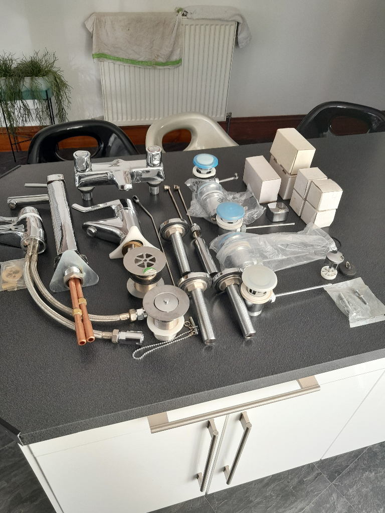 image for Selection of TOP QUALITY Taps,Wastes,Shower Arms etc.etc. All NEW and UNUSED will split