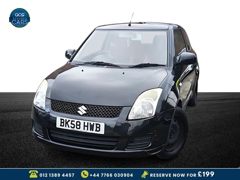2008 58 SUZUKI SWIFT 1.3 GL 3D 91 BHP