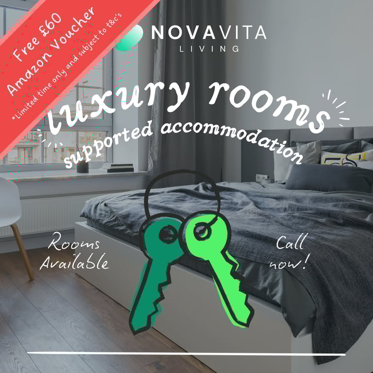image for Brums Best Supported Living - Rooms for Homeless, DSS, Benefits - Low Rent - No Deposit Ref 196