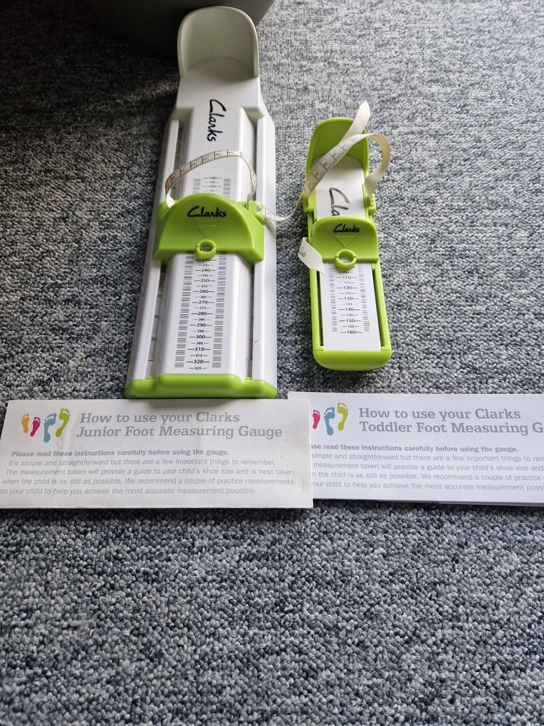 image for Clarks Toddler and Junior Foot measure guages