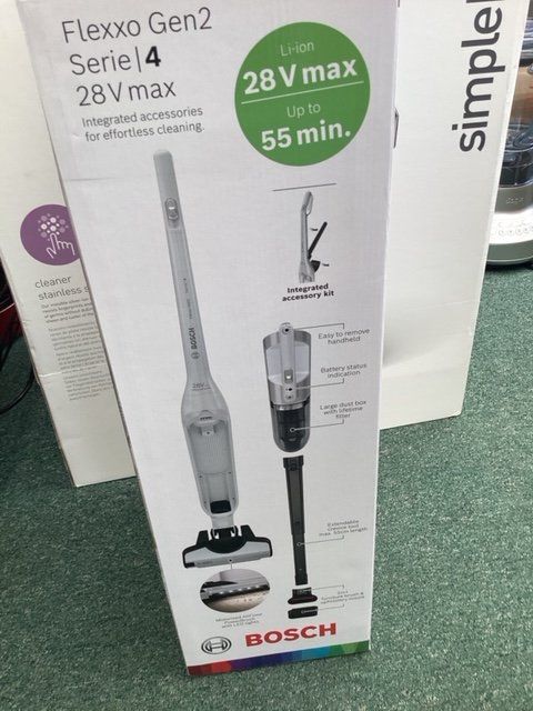 image for Bosch Serie 4 Flexxo 28 Volts Cordless Vacuum Cleaner Brand New Boxed £250