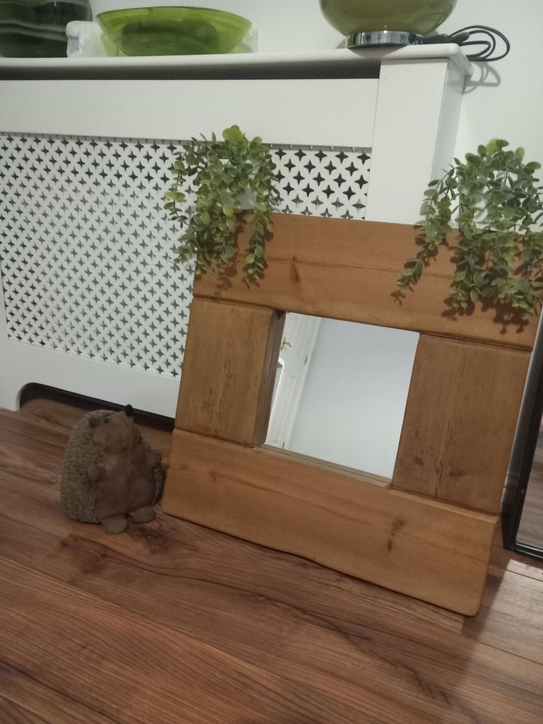 Solid Driftwood Wall Mirror