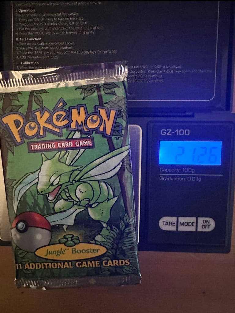 Pokemon jungle booster pack heavy