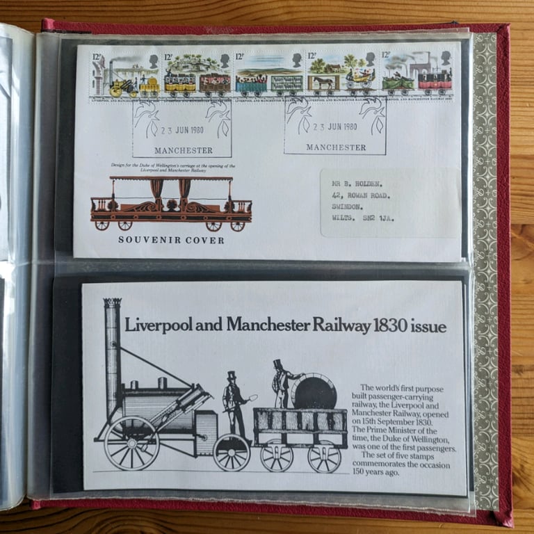 50p each 9x Stamp First Day of Issue covers - sorry, no coins in this ad