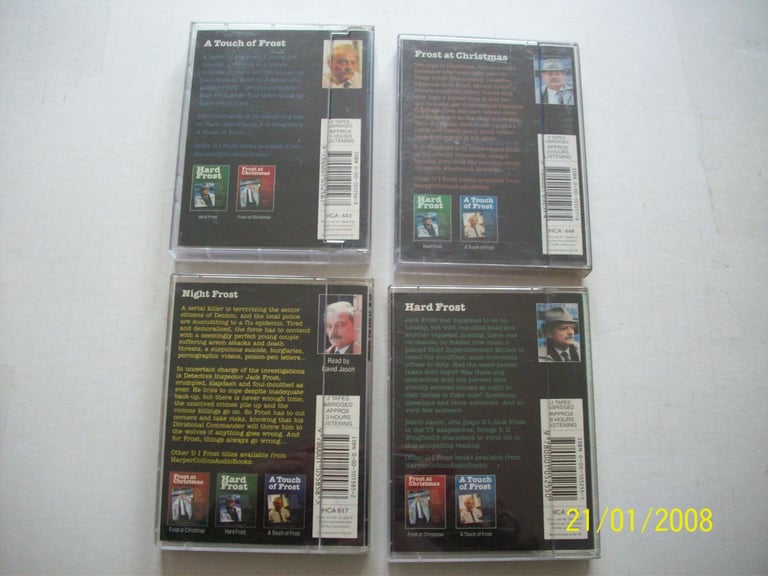 FROST David jason X4 Audiobooks on Cassettes Tested 