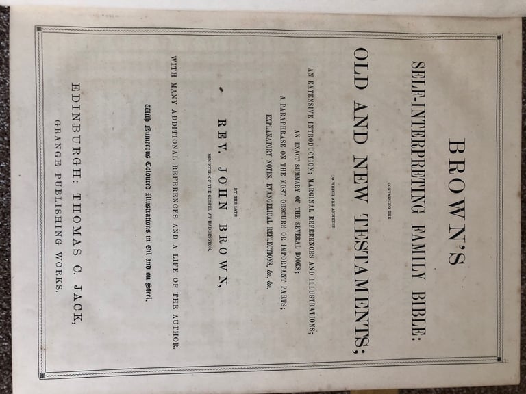 Antique bible