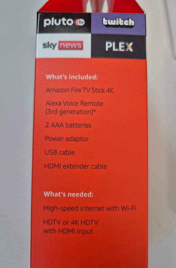 Fire TV stick 4k with Ultra HD