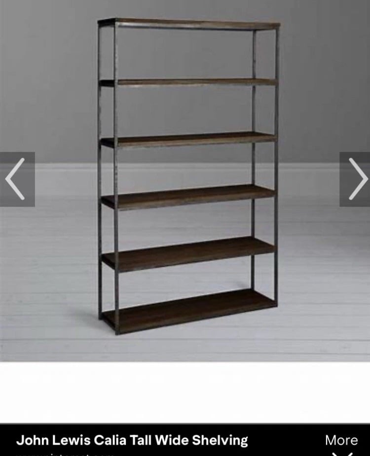 image for JOHN LEWIS CALIA WALL / SHELVING UNIT