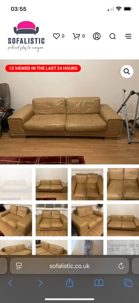 Sofa set (CasaNova), Tan