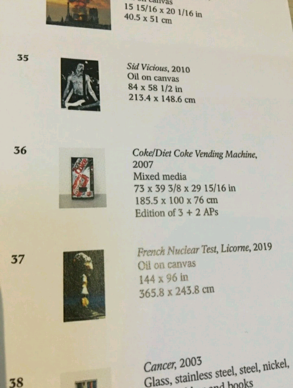 Damien Hirst signed Coca-Cola Cans 