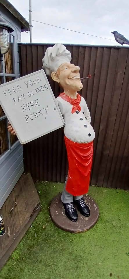 image for life size fibreglass bakery statue