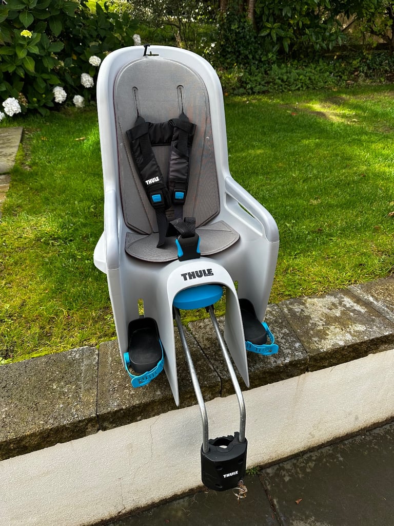 image for Thule RideAlong 2 rack-mounted, tiltable child bike seat light grey