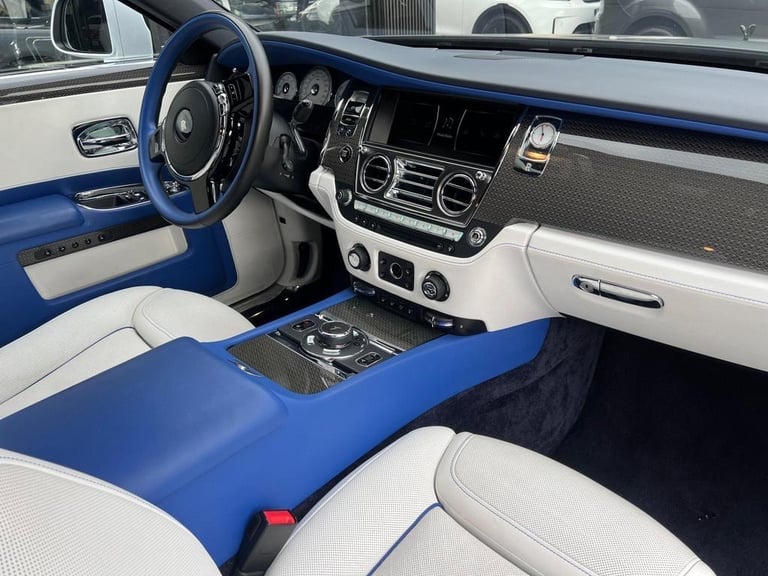 LEFT HAND DRIVE 2018 ROLLS ROYCE GHOST  6.6 V12 BLACK BADGE 17K MILES UK REG LHD