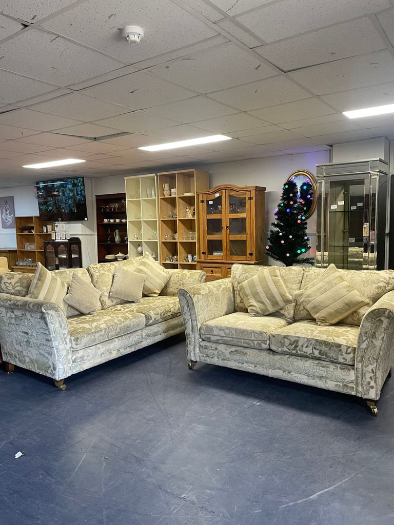 image for Floral 3 Seater Sofa & 2 Seater Sofa Set TCL Reuse 99913