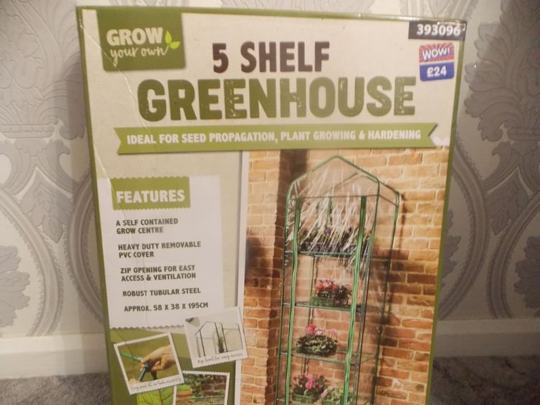 image for 5 shelf greenhouse