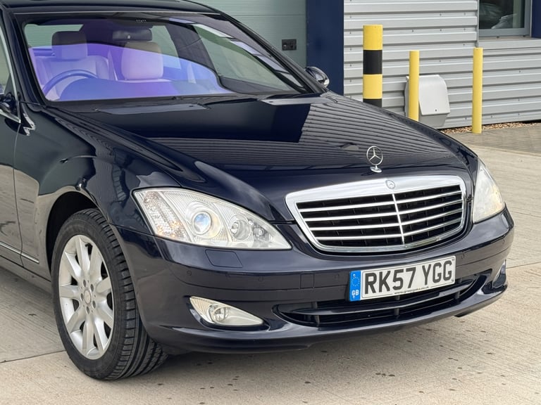 MERCEDES-BENZ S500 5.5 V8 PETROL AUTO 5DR SALOON 2007 [57] BLUE