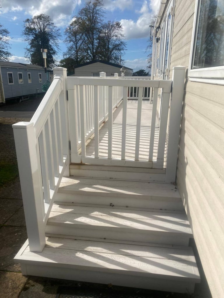 Caravan decking 