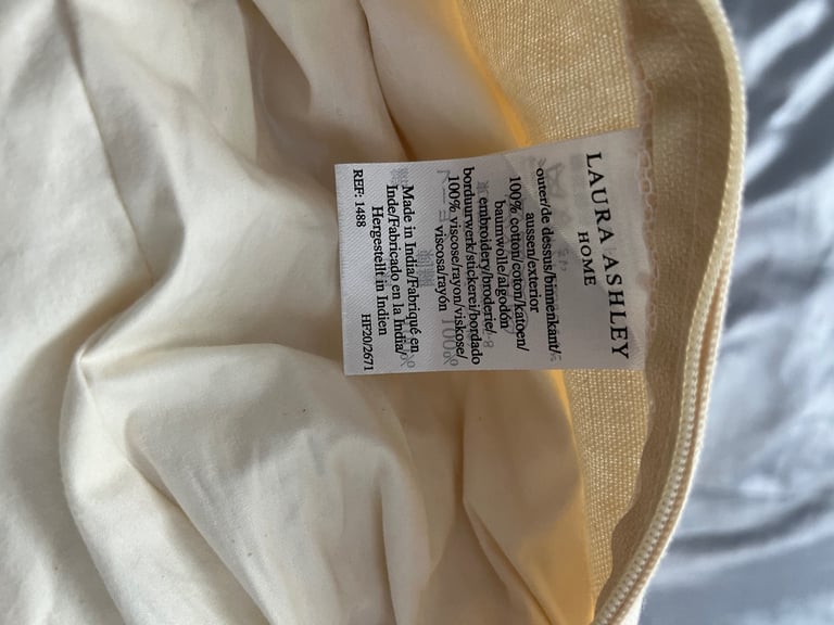 Laura Ashley Summer Palace Cushion with Duck Feather insert