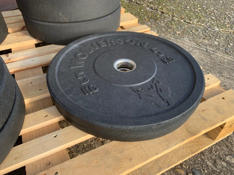 100kg Wolverson Olympic Bumper Plate Set (#1073) 