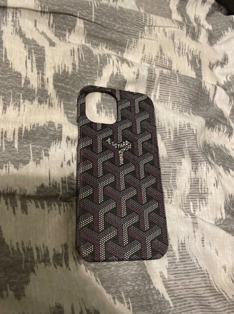image for Black goyard phone case