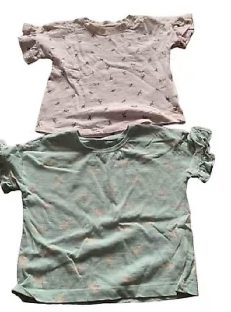 image for x2 Next Girls T-Shirts Ages 2-3 years old Round Neck In Good Clean Condition 