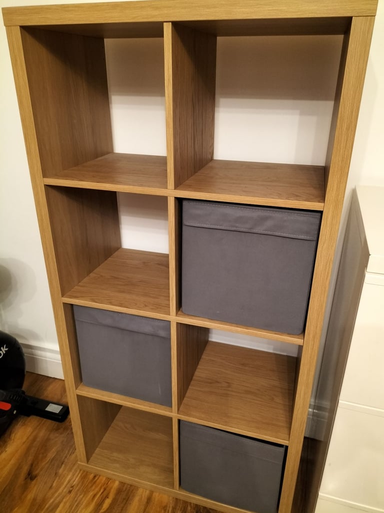 Ikea Kallax 2 x 4 book shelf bookshelf Shelving shelves Shelf book case bookcase