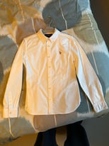 Girl’s white Ralph Lauren shirt size 10 years 