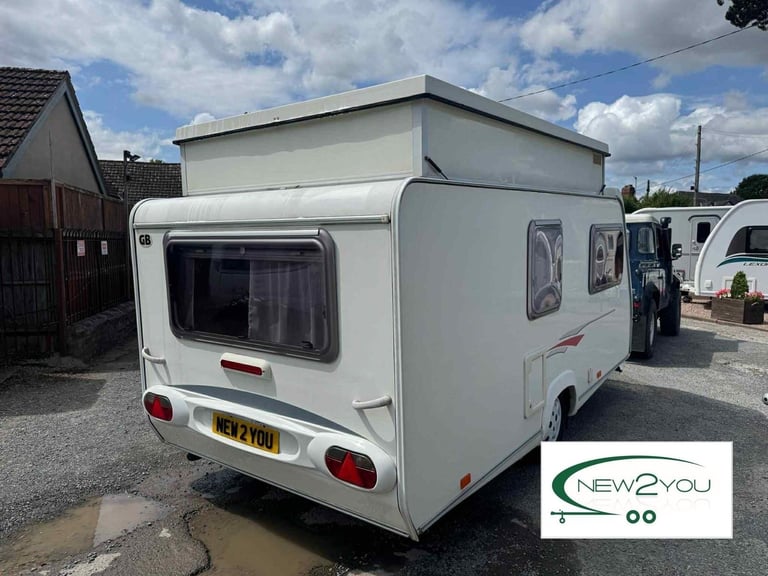 2005 Trigano Rubis 3 Berth Caravan - RARE POP UP - STOCK E165 - AUTUMN SALE!!!!