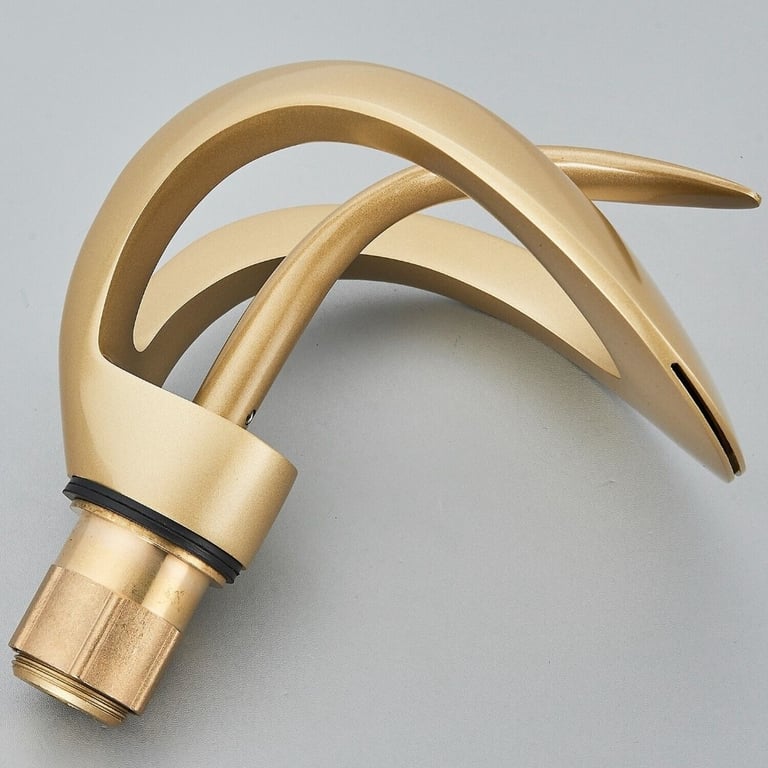 New Golden Single Handle Basin Mixer Tap RRP £170 Our Price £110