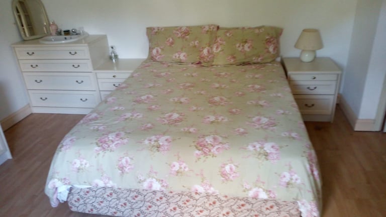 image for King size bed and mattress 
