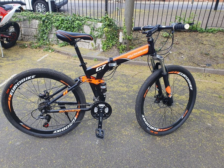 Eurobike Inch Mtb Amazon Eurobike Full Suspension Folding Mountain