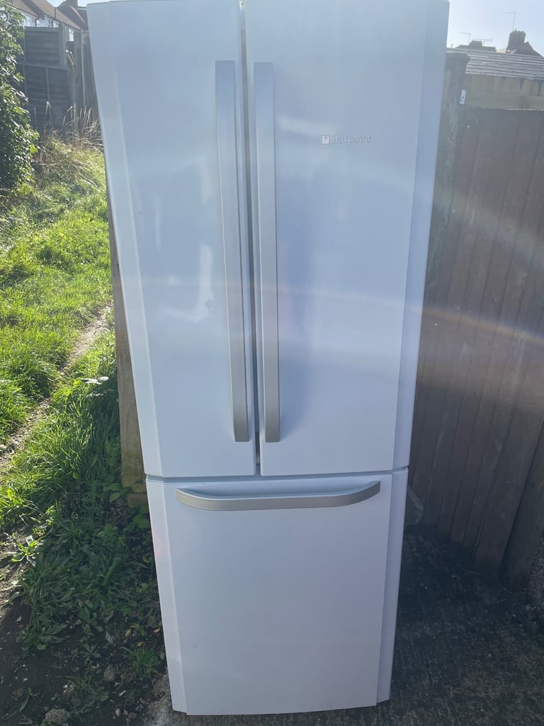 image for Very Large Hotpoint Fridge Freezer French Style
