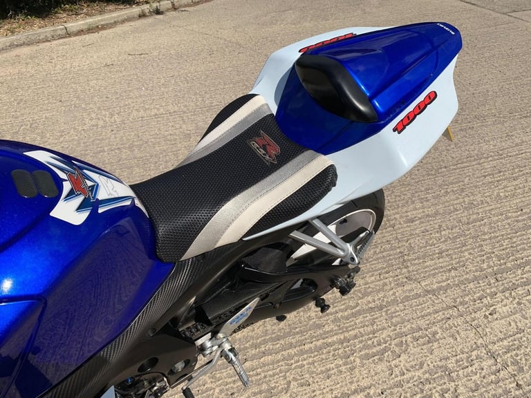 2008 08 SUZUKI GSXR 1000 K8 GSXR1000 SUPER SPORT BLUE  WHITE HPI CLEAR