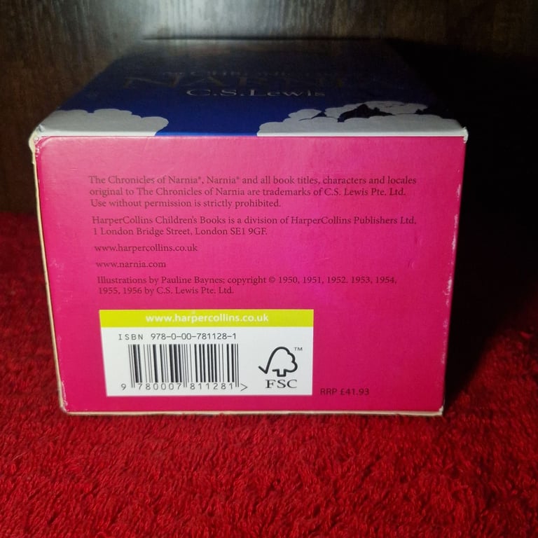 C.S. Lewis – The Chronicles of Narnia 7 Book Paperback Box Set (HarperCollins, £41.93 RRP)