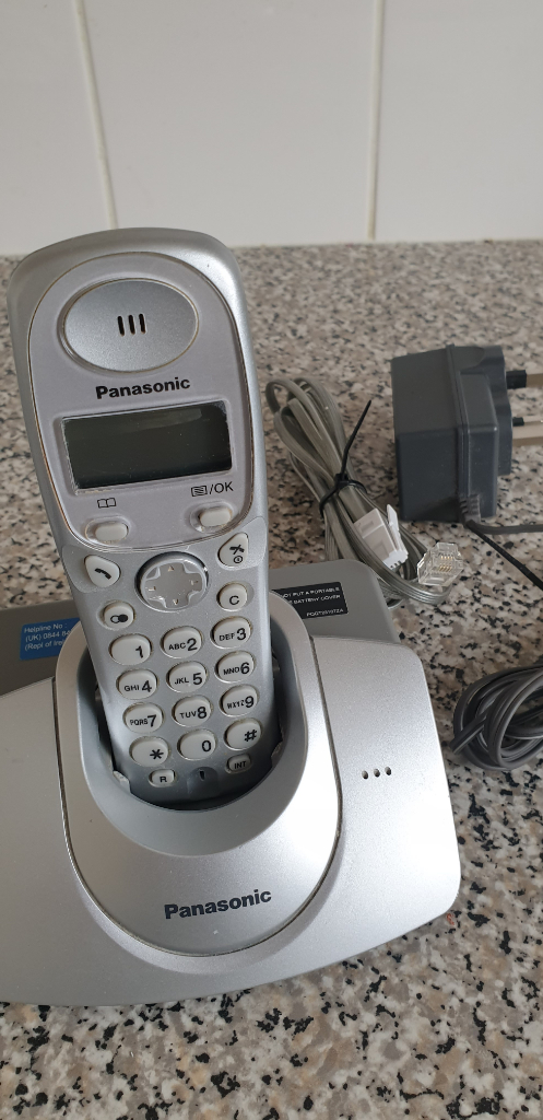 Panasonic KX-TG1100E Digital Cordless Phone Twin "Used/Good Condition!"