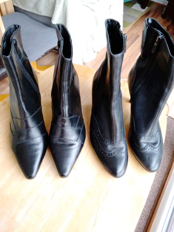 image for 2 PAIR ,SIZE 6, BOOTS,FAITH & PRINCIPLES 