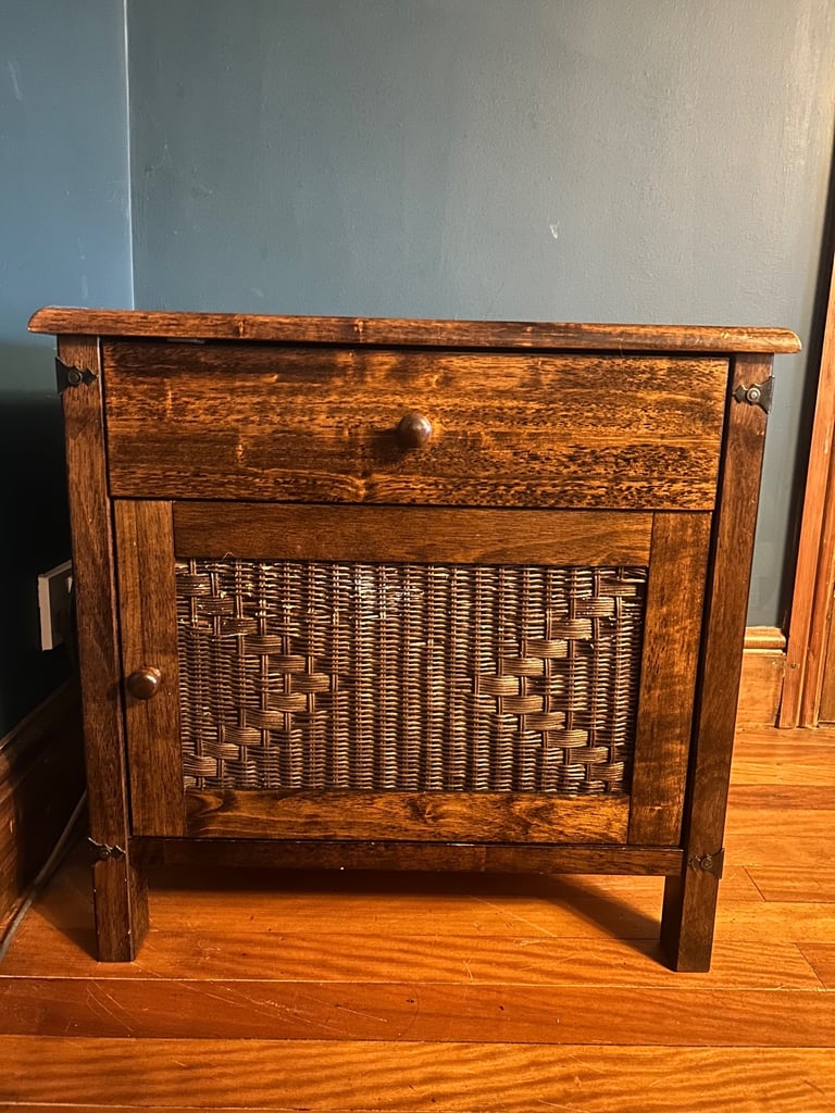 Heavy wooden drawers x 3